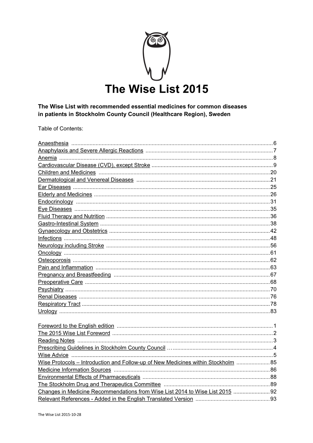 The Wise List 2015