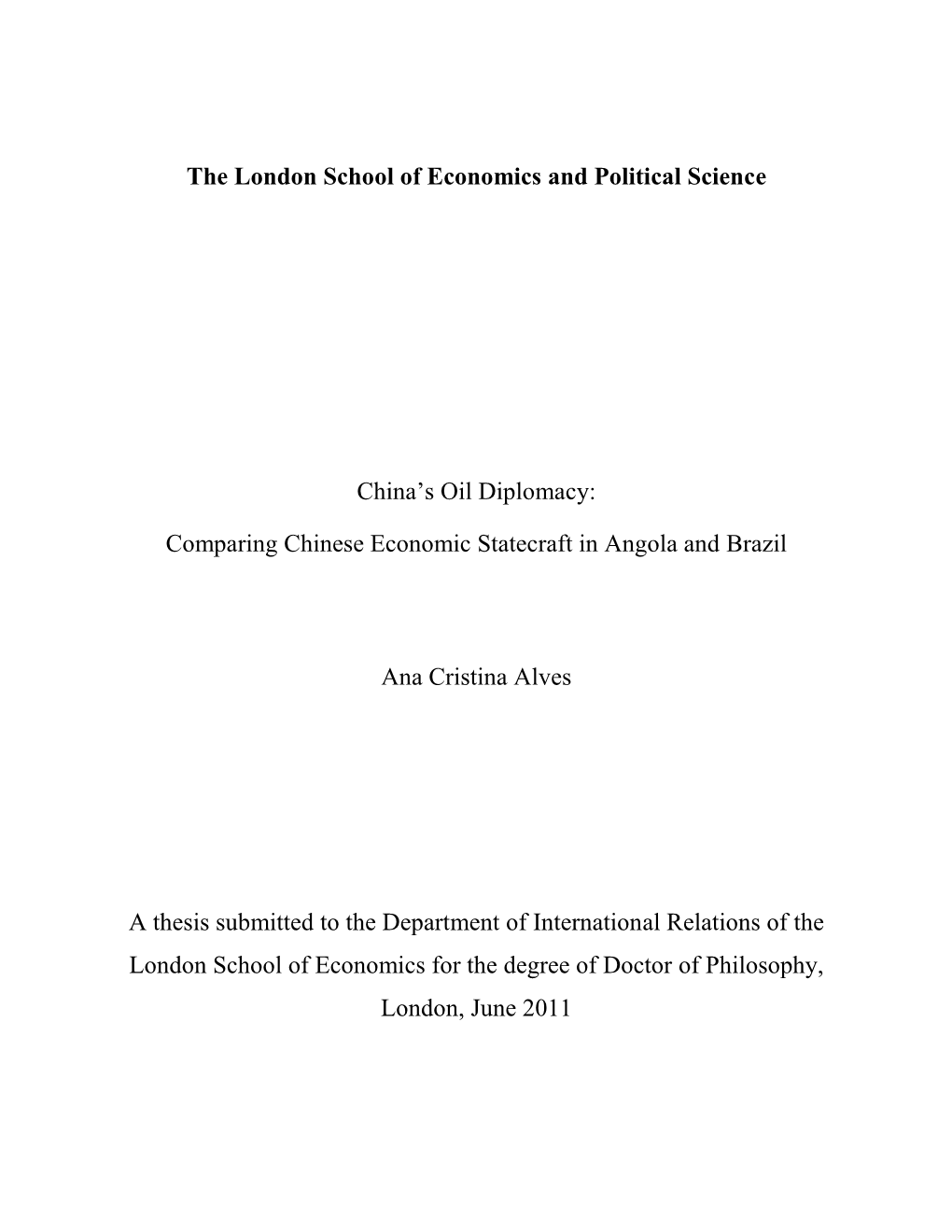 Comparing Chinese Economic Statecraft in Angola and Brazil