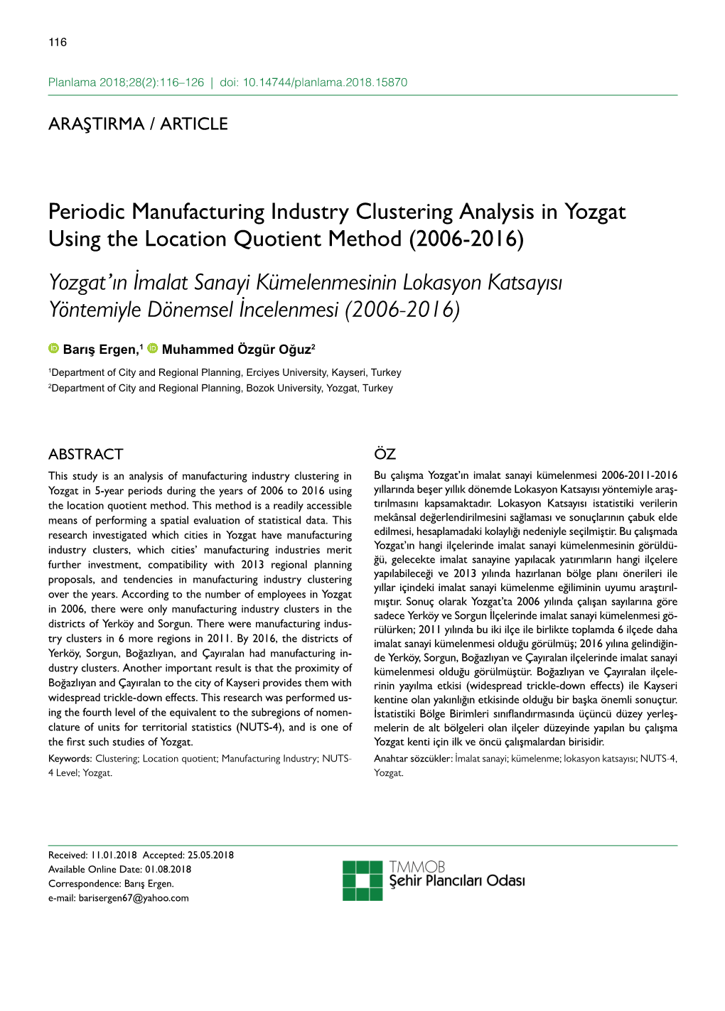 Periodic Manufacturing Industry Clustering Analysis