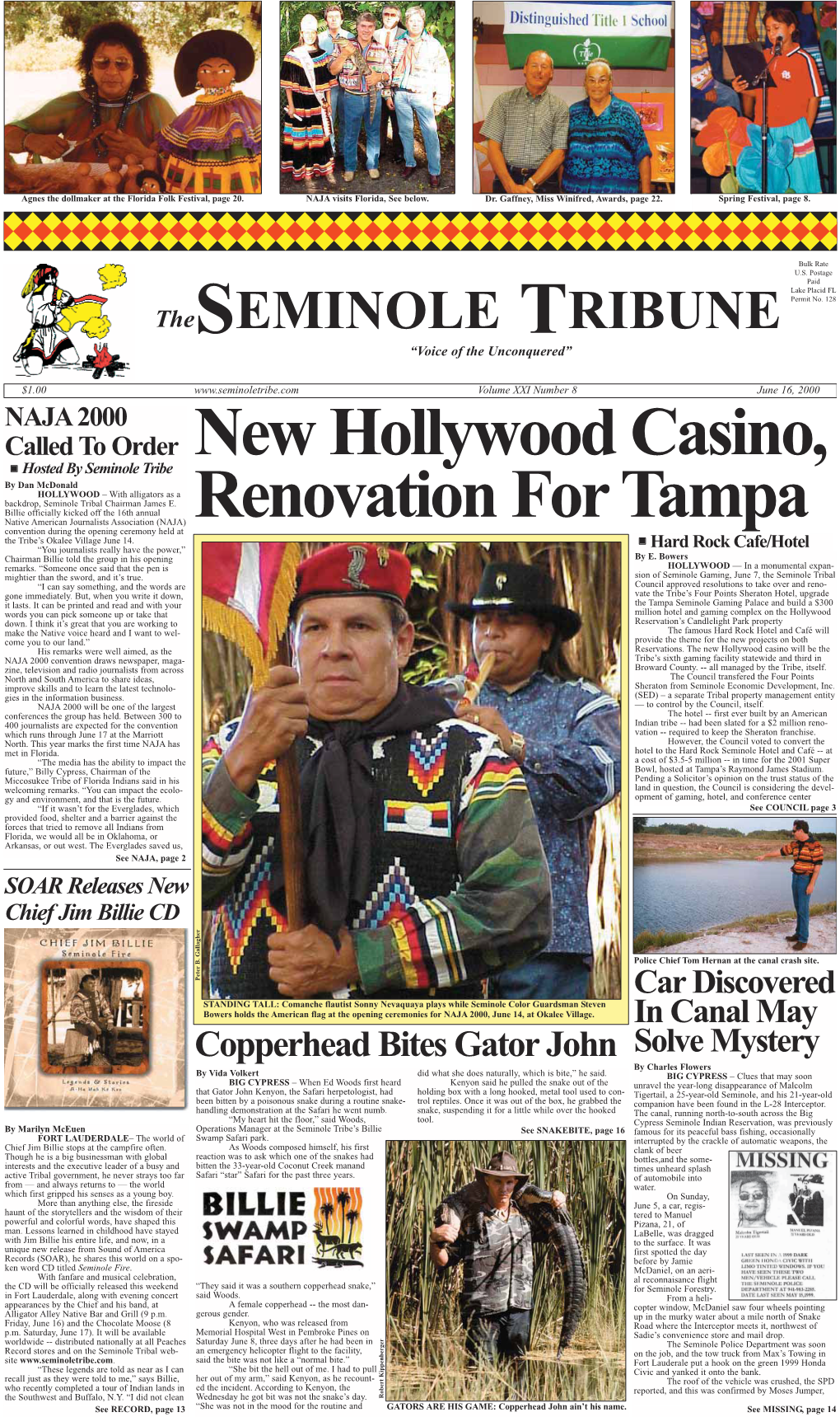 Deadlines Seminole Tribune