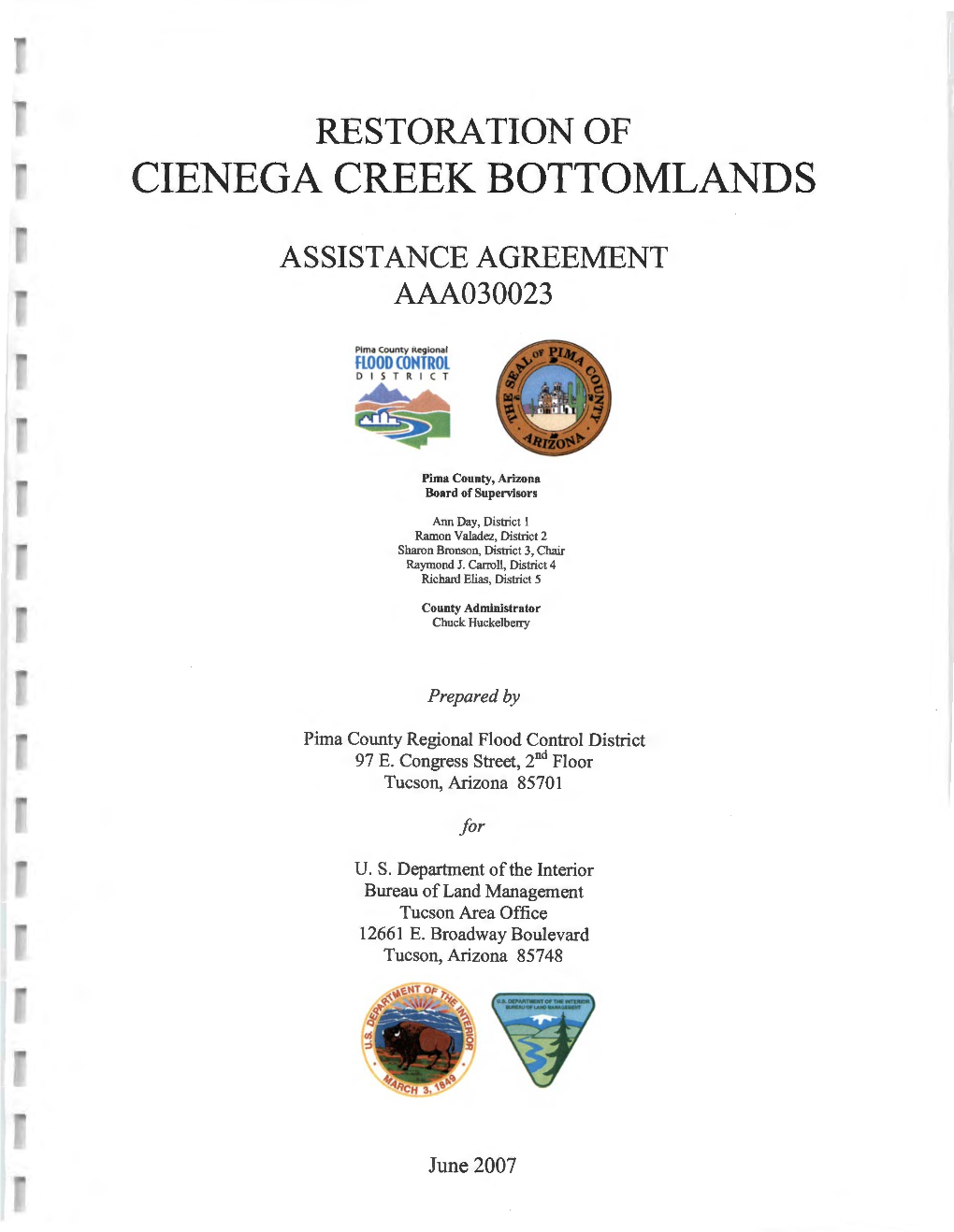 Cienega Creek Bottomlands