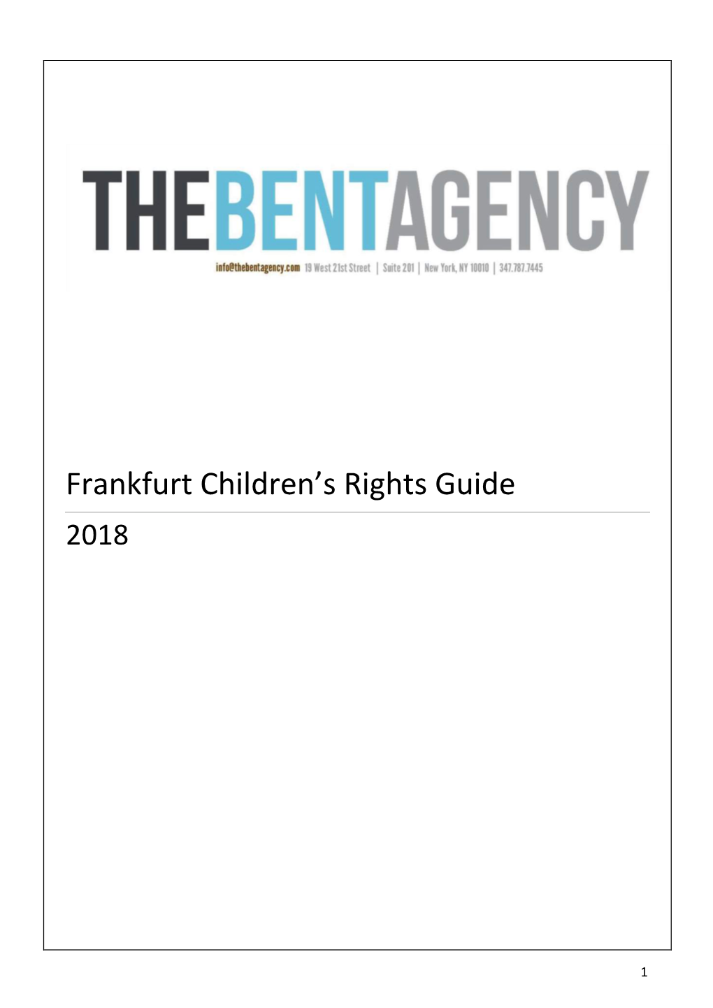 Frankfurt Children's Rights Guide