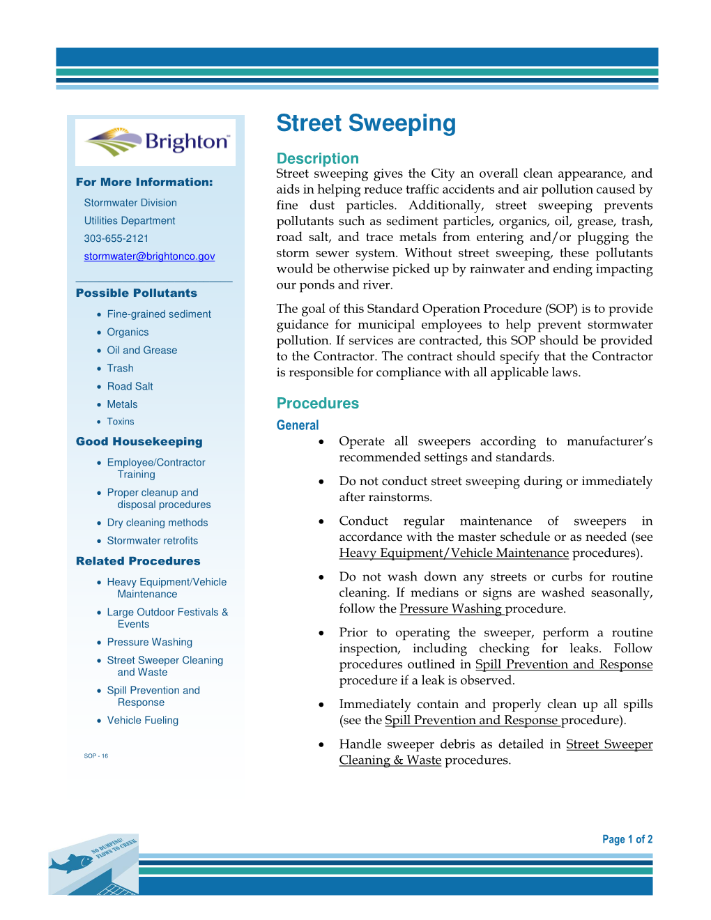 Street Sweeping