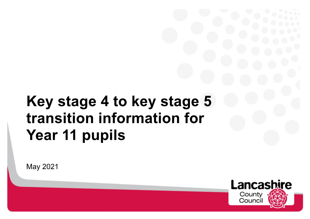 Key Stage 4 to Key Stage 5 Transition Booklet