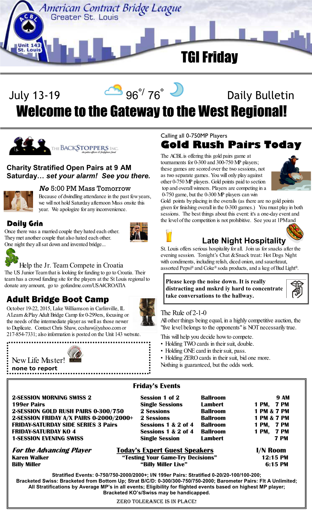 The Gateway to the West Regional!