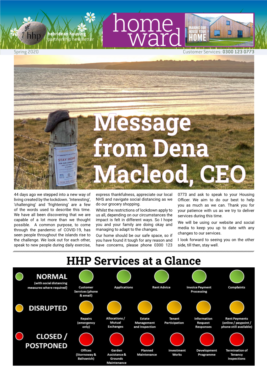 Message from Dena Macleod