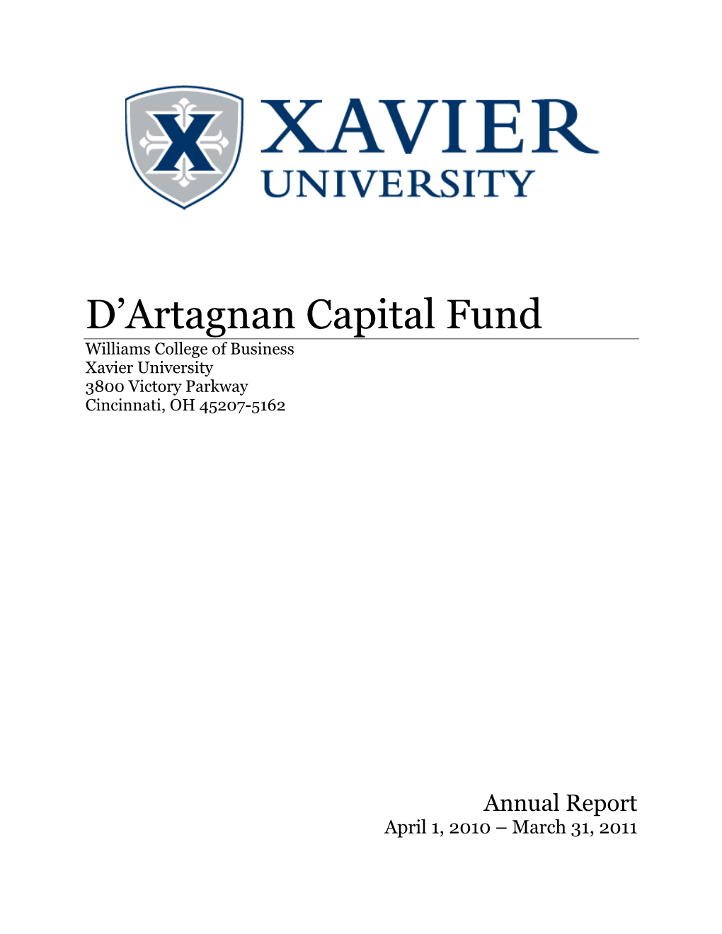 D'artagnan Capital Fund