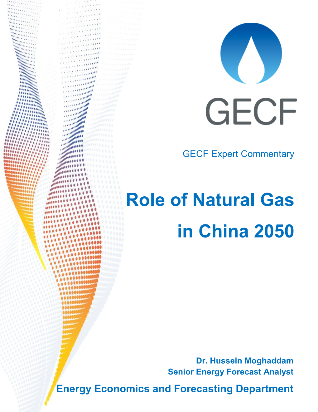 Role of Natural Gas in China 2050
