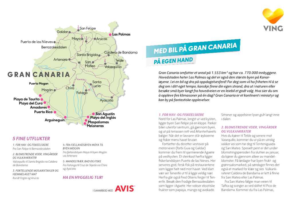 GRAN CANARIA Artenara 2 San Telde PÅ EGEN HAND Mateo Valsequillo Gran Canaria Omfatter Et Areal På 1.553 Km² Og Har Ca