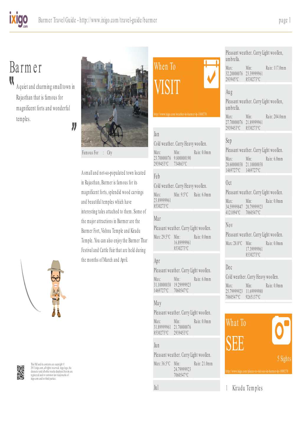 Barmer Travel Guide - Page 1