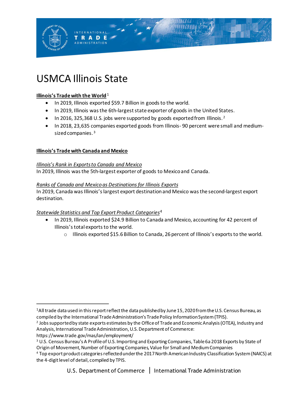 USMCA Illinois State