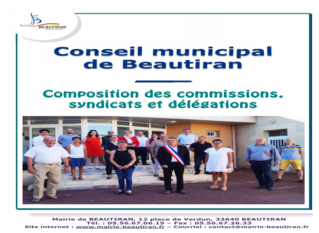 Conseil Municipal De Beautiran