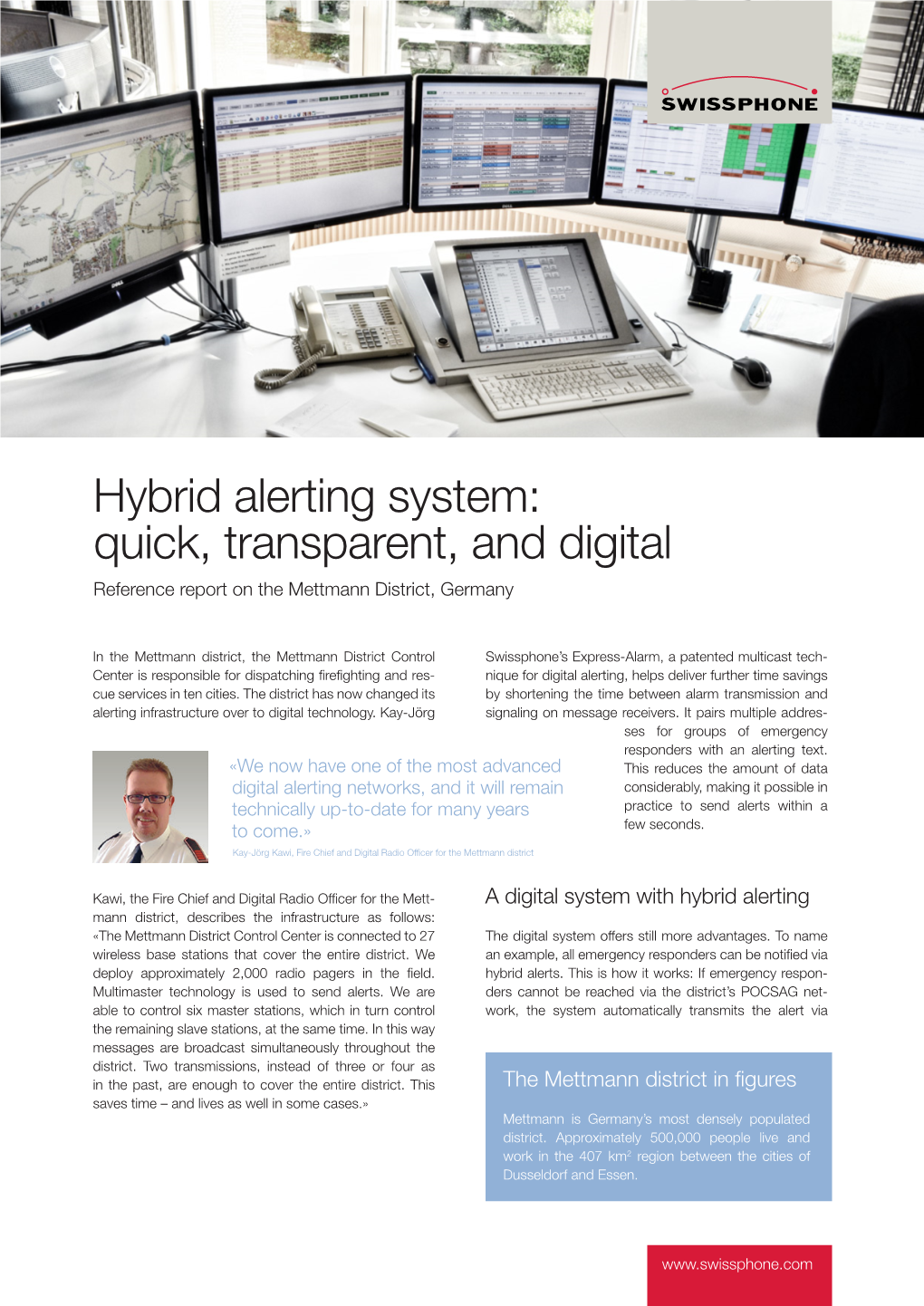 Hybrid Alerting System: Quick, Transparent, and Digital Reference Report on the Mettmann District, Germany