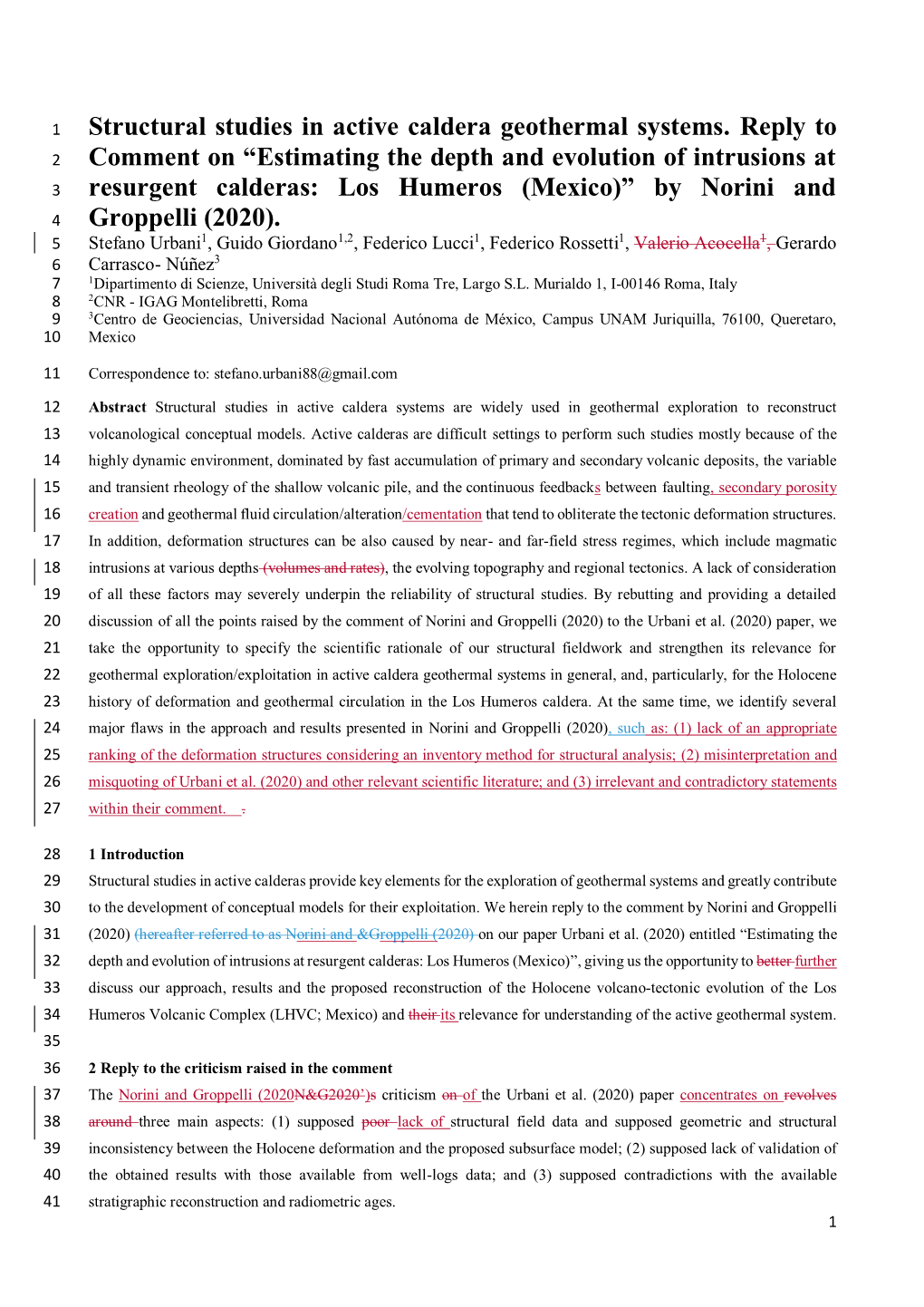 Structural Studies in Active Caldera Geothermal Systems