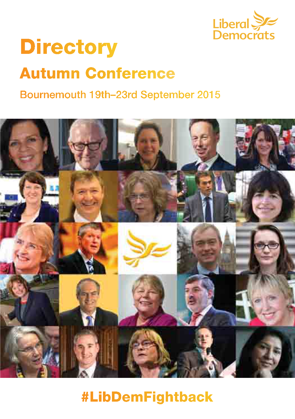 Directory Autumn Conference Bournemouth 19Th–23Rd September 2015