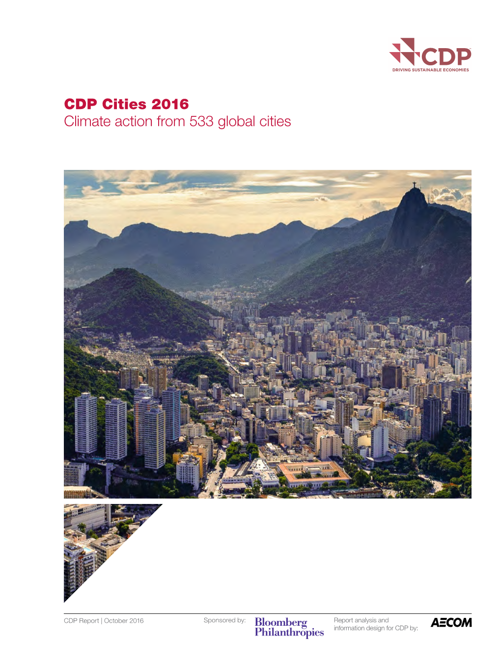 CDP Cities 2016 Climate Action from 533 Global Cities