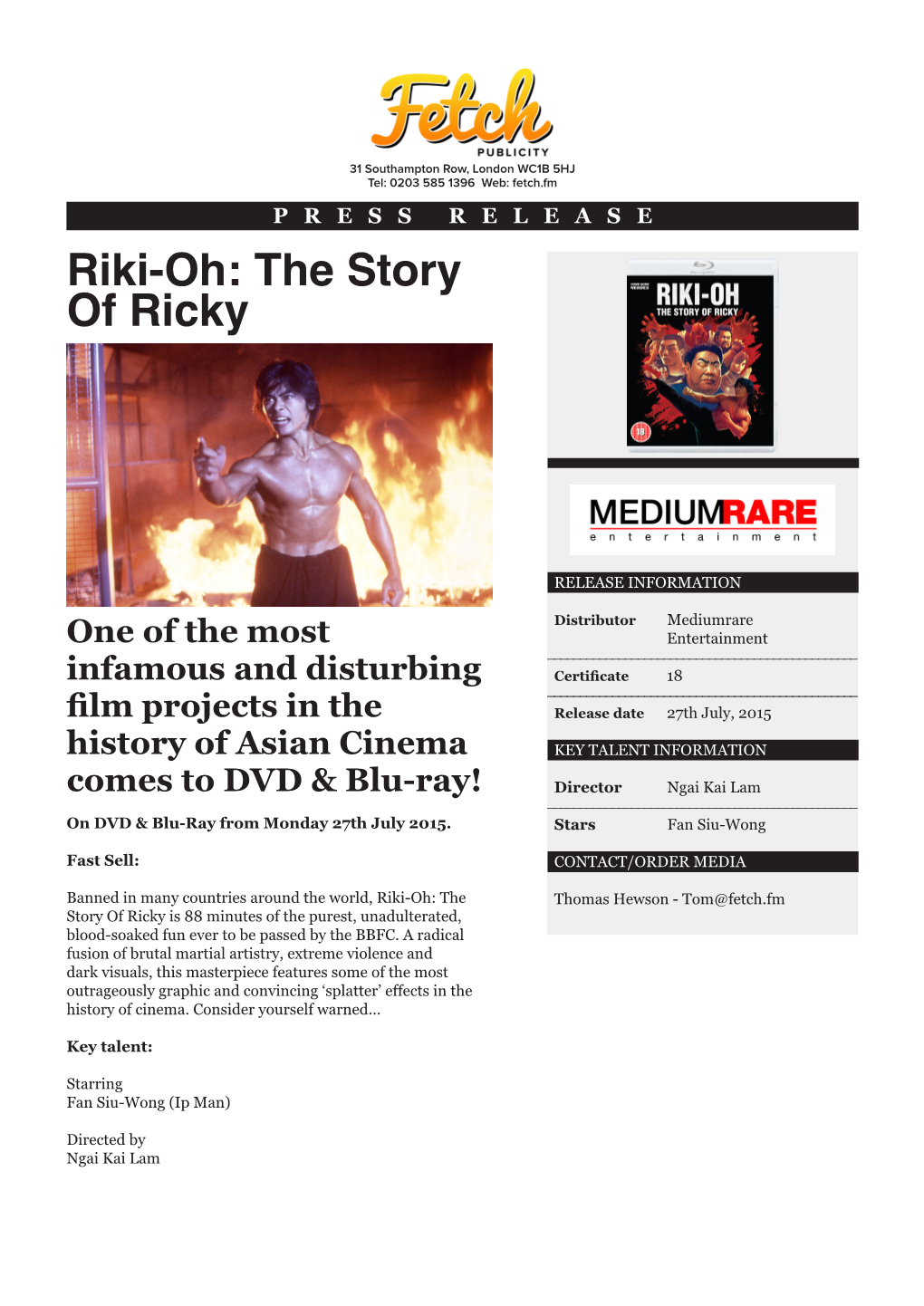 Riki-Oh: the Story of Ricky
