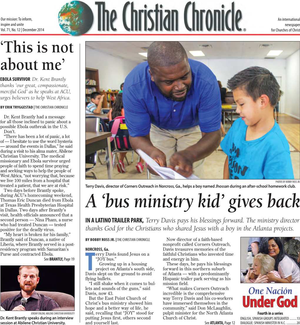 A 'Bus Ministry Kid' Gives Back