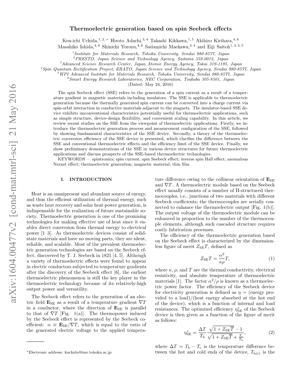 Arxiv:1604.00477V2 [Cond-Mat.Mtrl-Sci] 21 May 2016