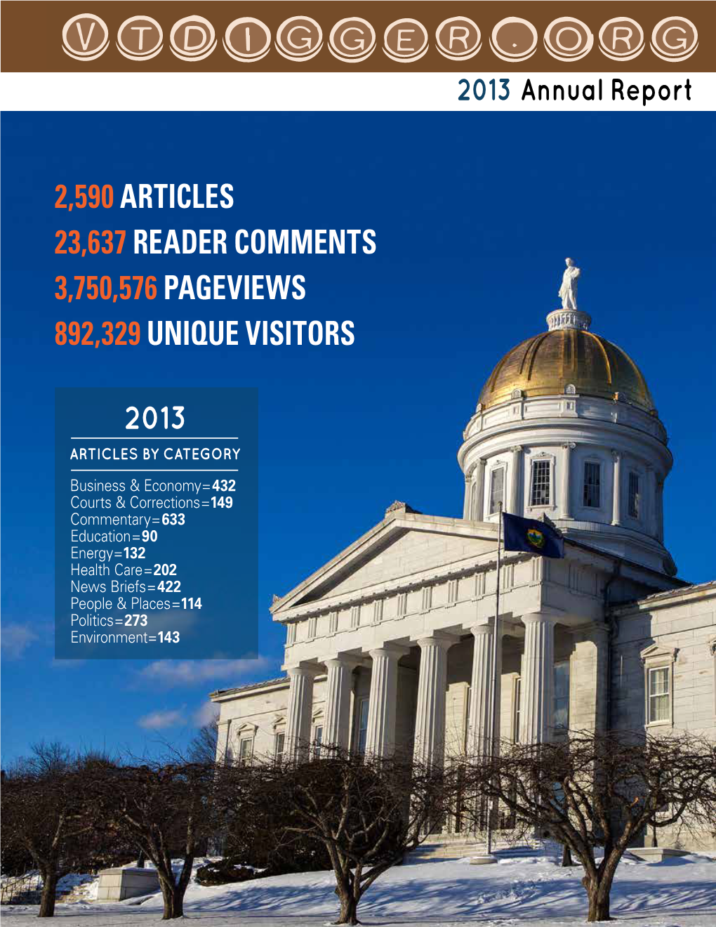 Vtdigger 2013 Annual Report