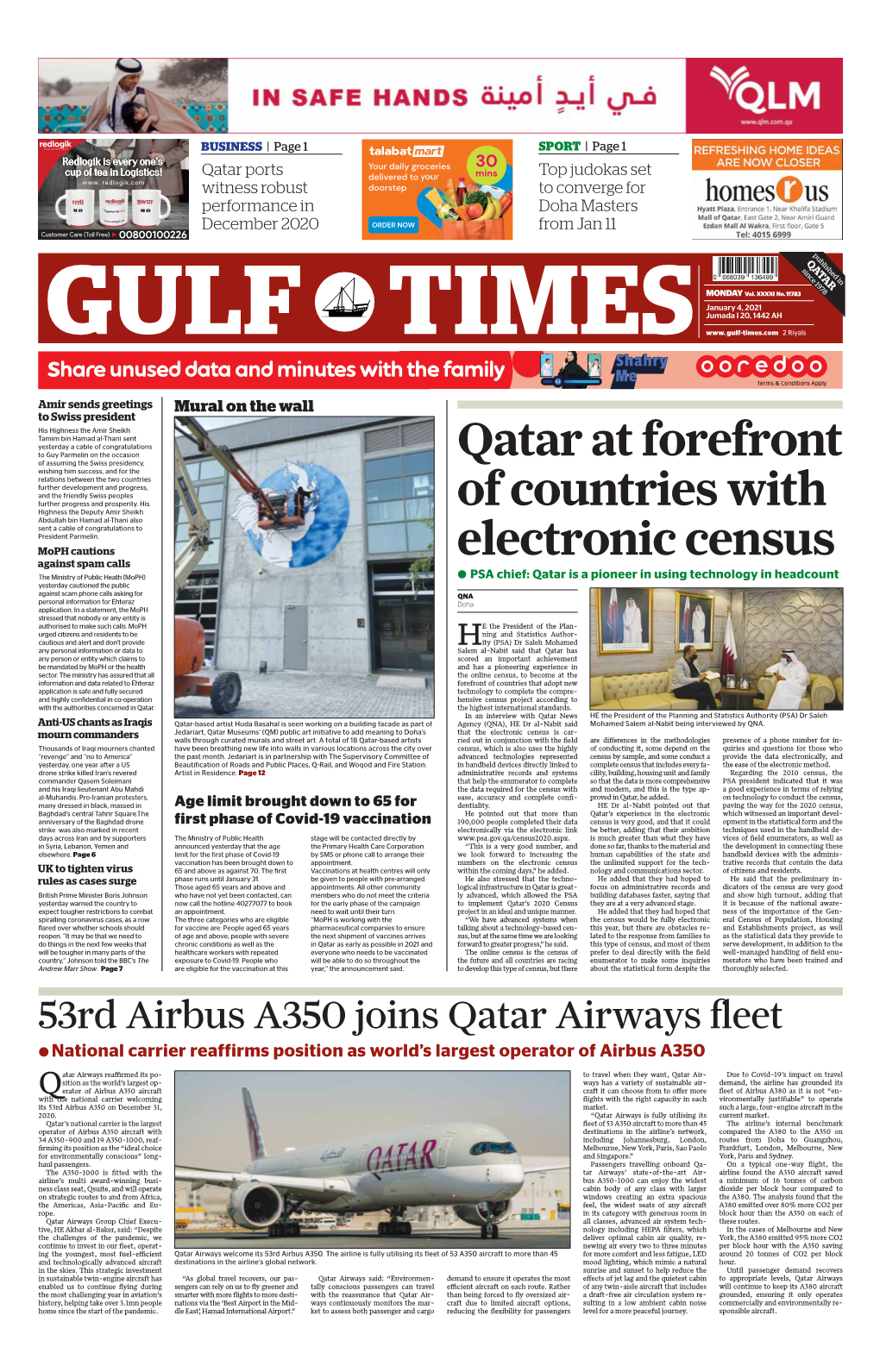 Qatar at Forefront of Countries with Electronic Census