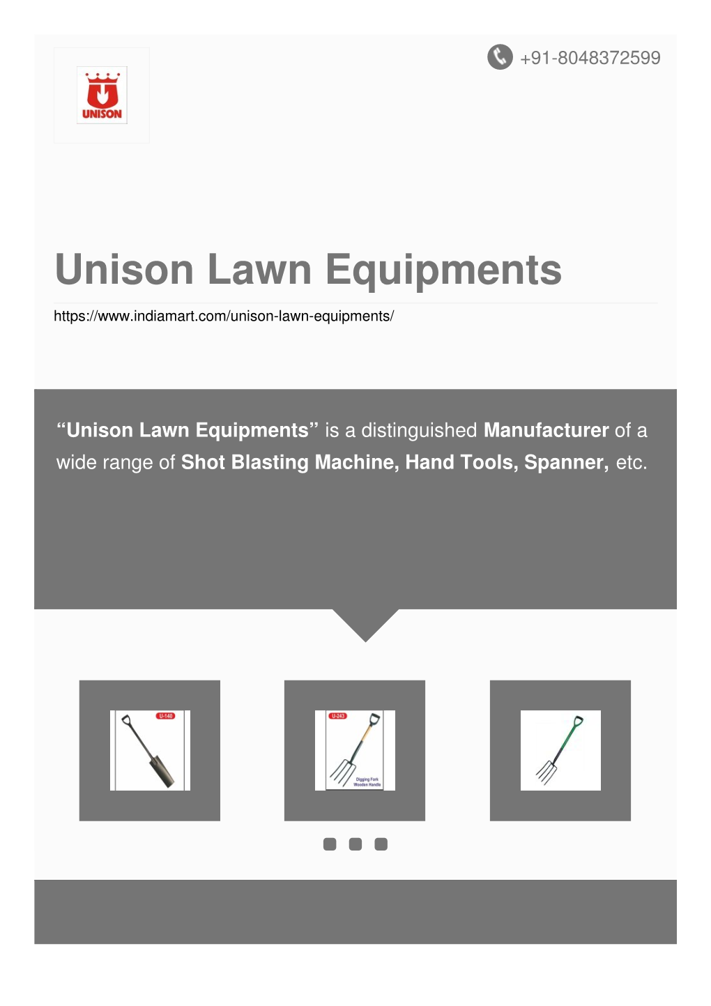 Unison Lawn Equipments