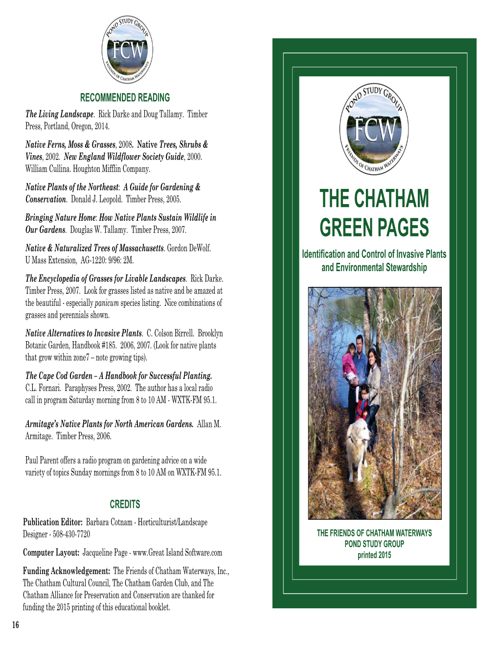 The Chatham Green Pages