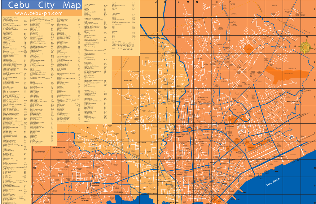 Cebu City Map Lr I– Lone Star K-7 Taoist I-3 Elem