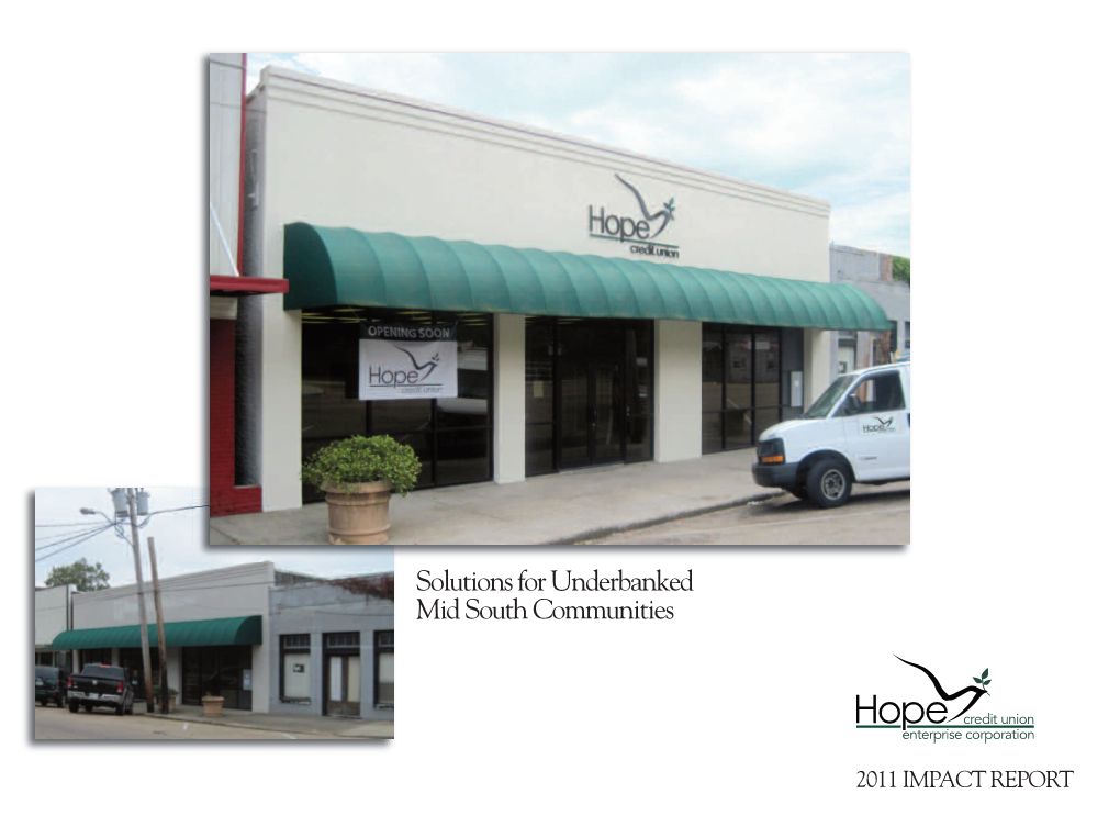 Solutions for Underbanked Mid South Communities