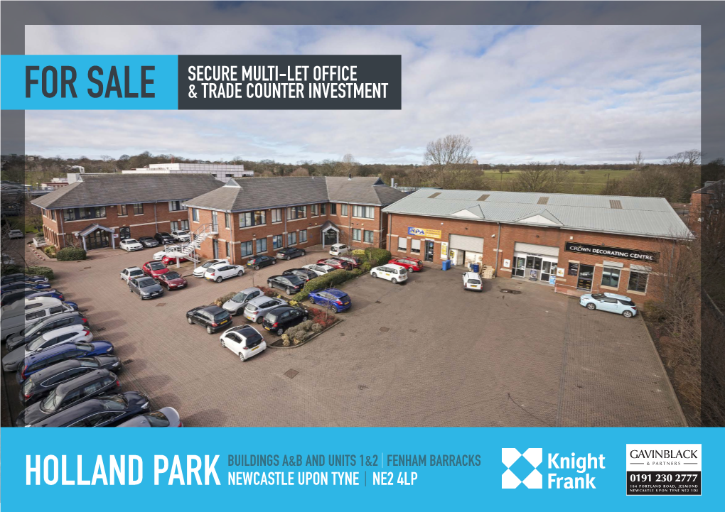 For Sale Secure Multi-Let Office & Trade Counter Investment