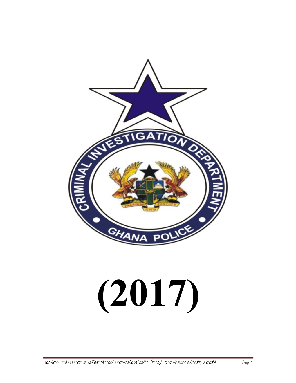 Annual Crime Statistics 2017