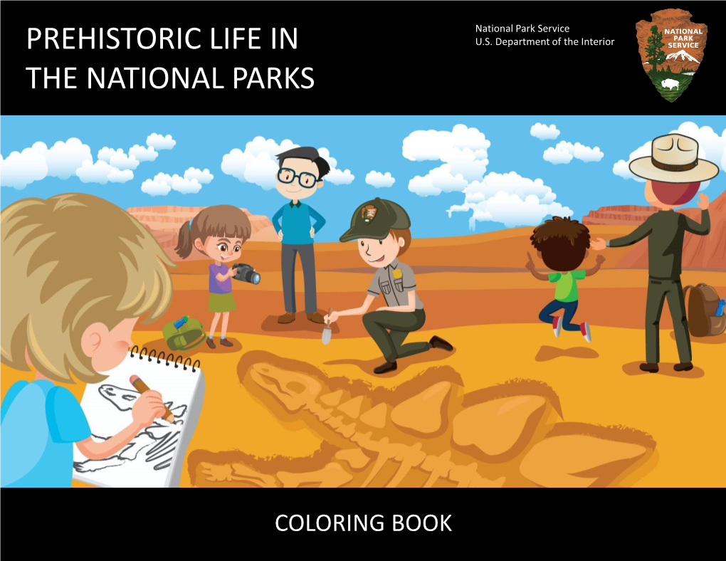 Prehistoric Life in the National Parks Coloring Book