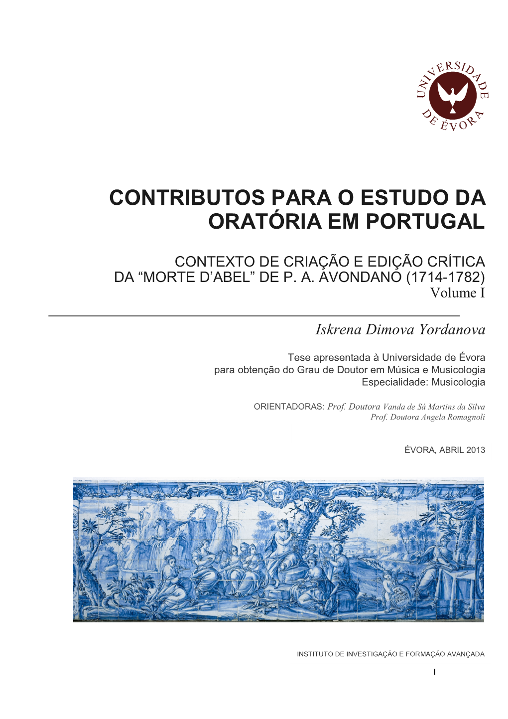 Contributos Para O Estudo Da Oratória Em Portugal