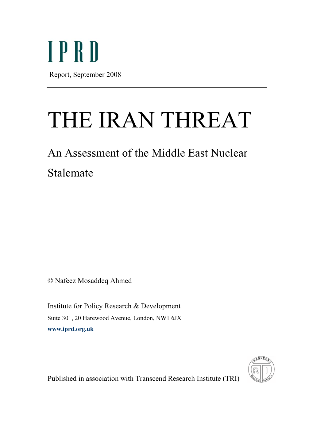 IRAN Briefing