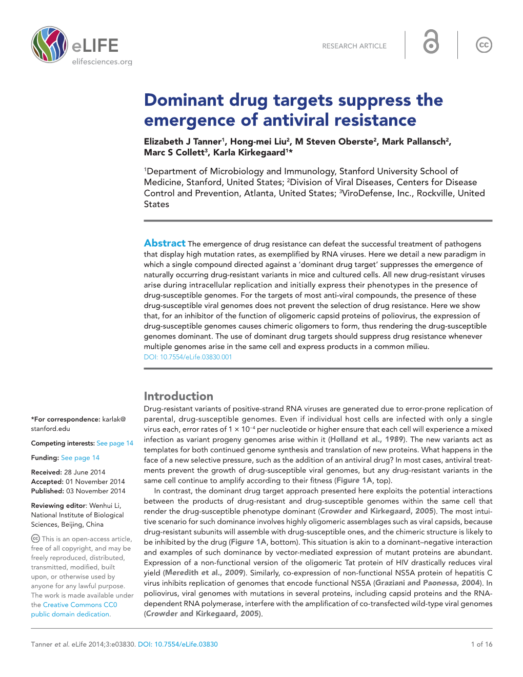 Dominant Drug Targets Suppress the Emergence of Antiviral Resistance