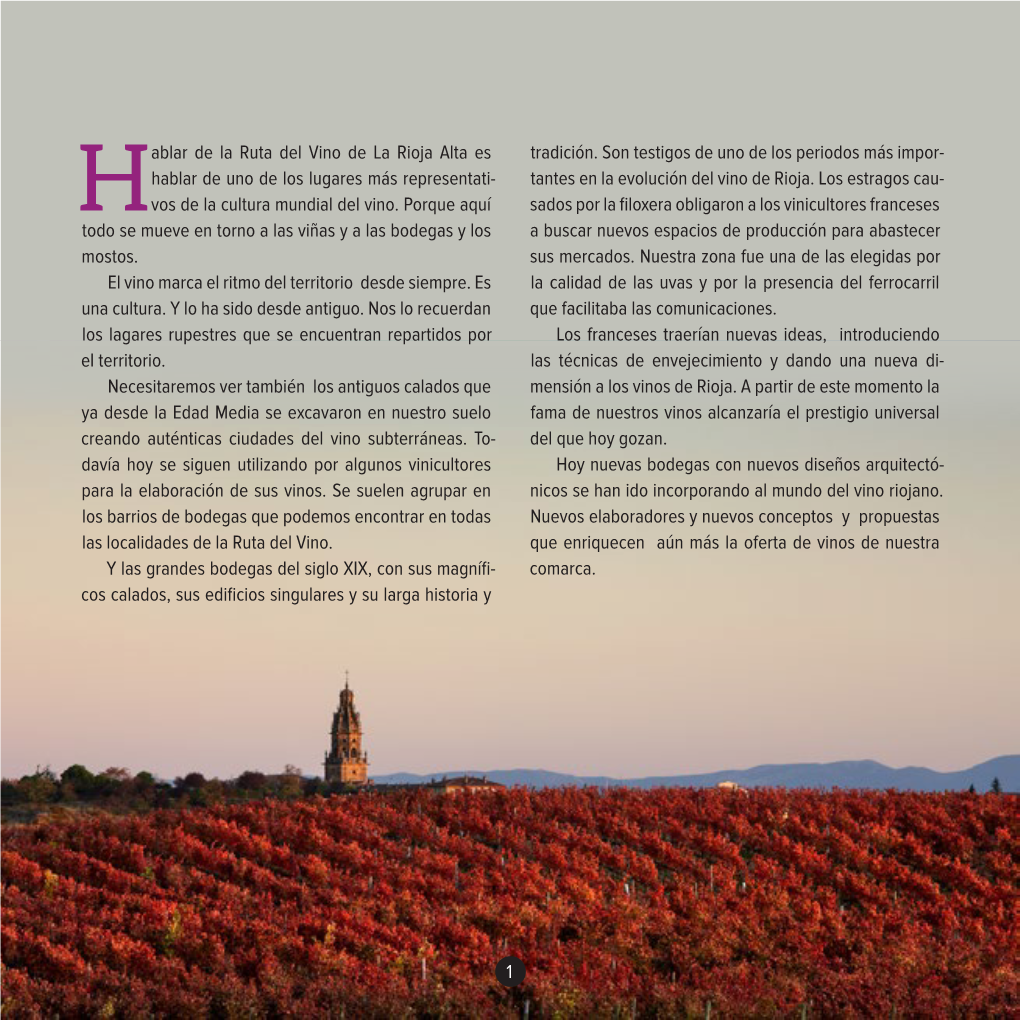 1 Hablar De La Ruta Del Vino De La Rioja Alta Es Hablar De