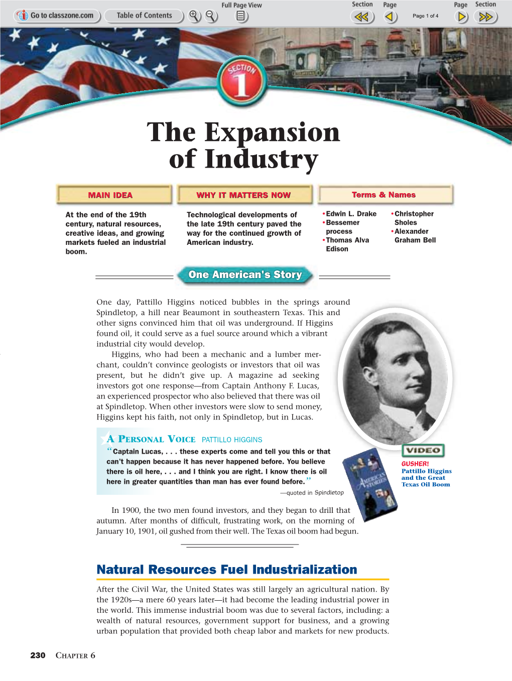 The Expansion of Industry