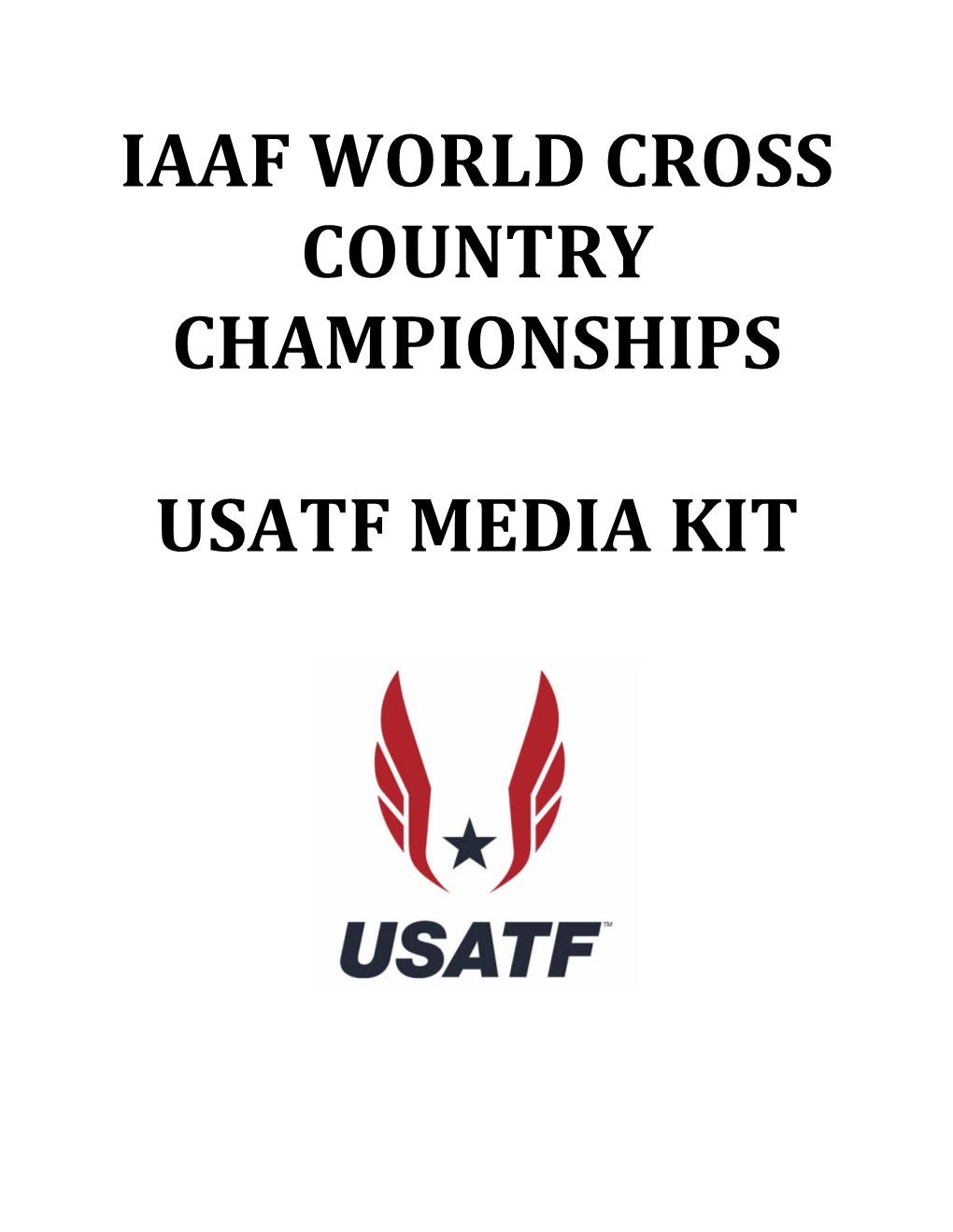 Iaaf World Cross Country Championships Usatf Media