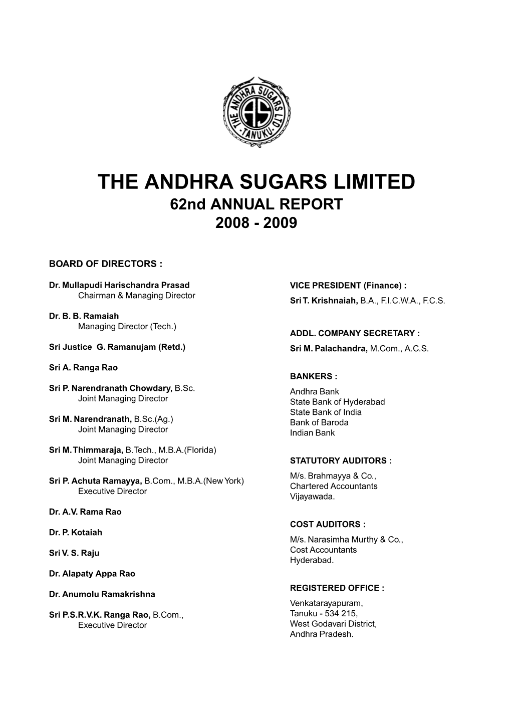 Balance As Sheet 2008