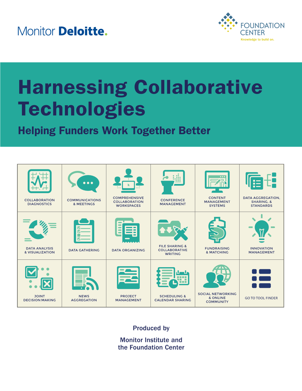 Harnessing Collaborative Technologies Helping Funders Work Together Better