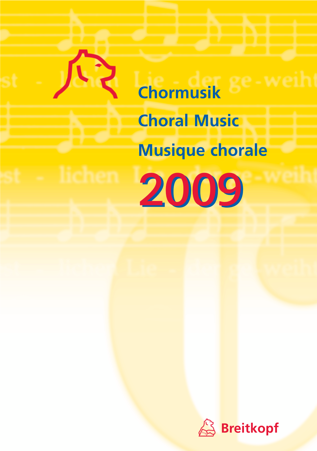Chormusik Choral Music Musique Chorale 20092009