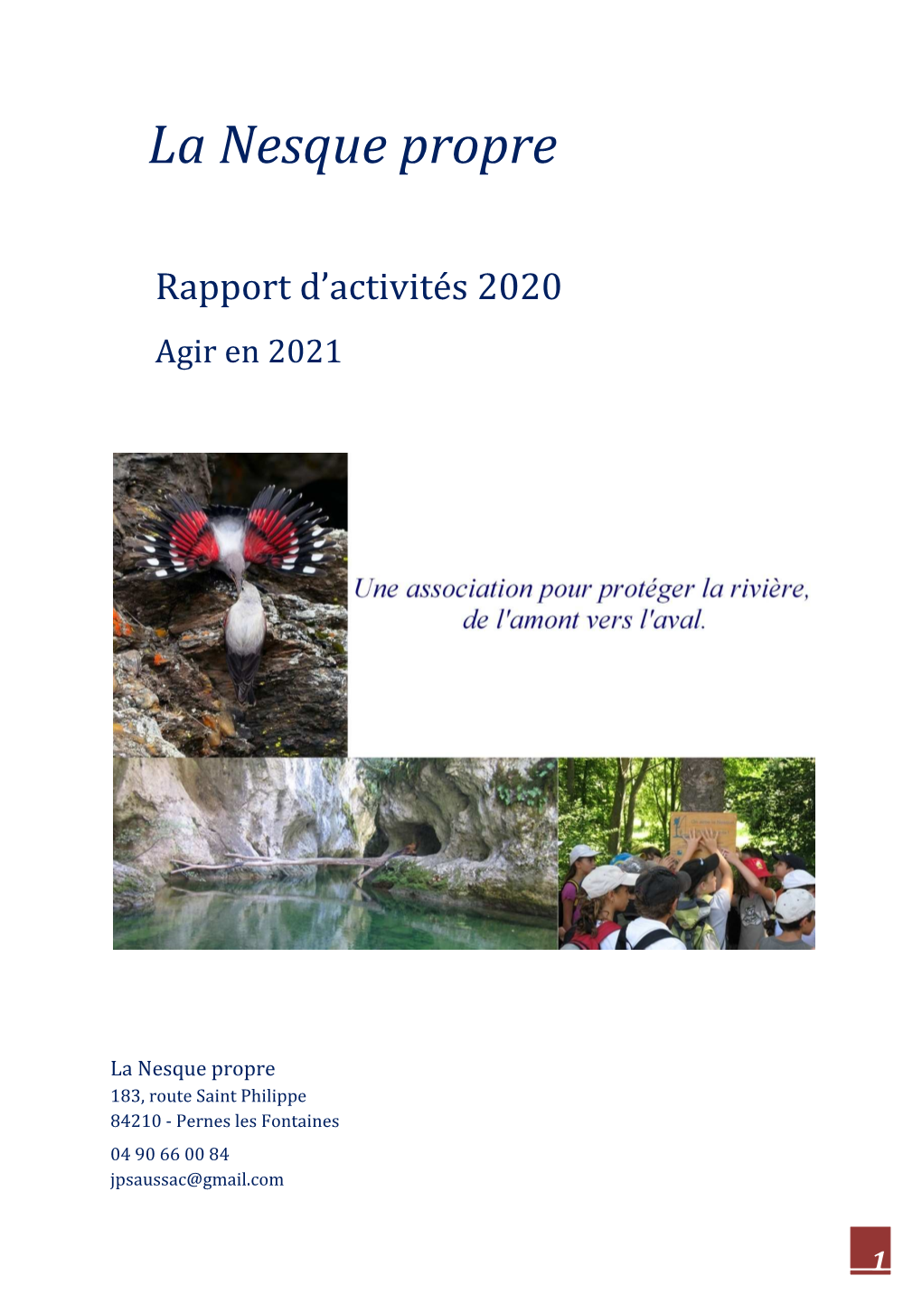 Rapport D'activites 2020 Final