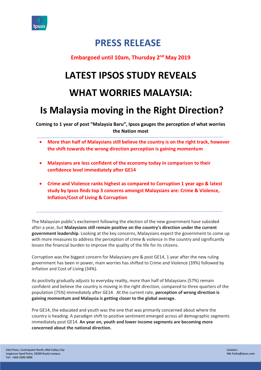 Is Malaysia Moving in the Right Direction?