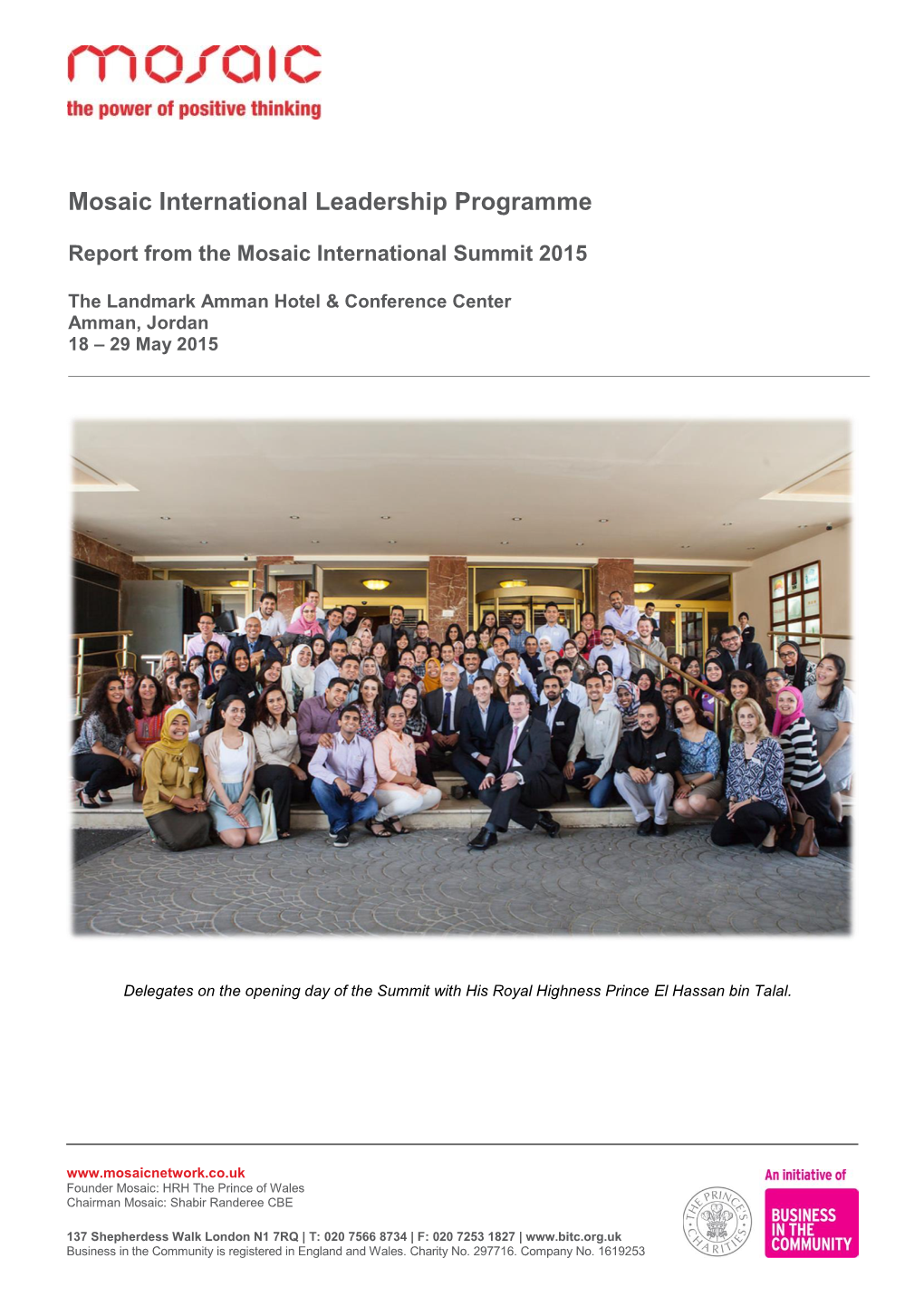 Mosaic International Leadership Programme
