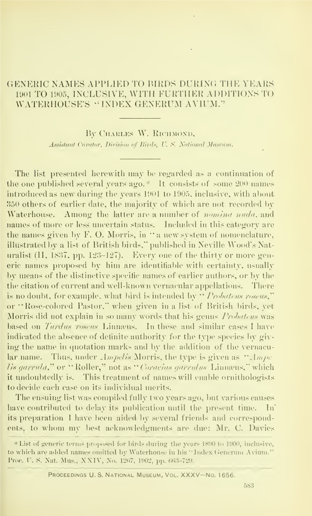 Proceedings of the United States National Museum