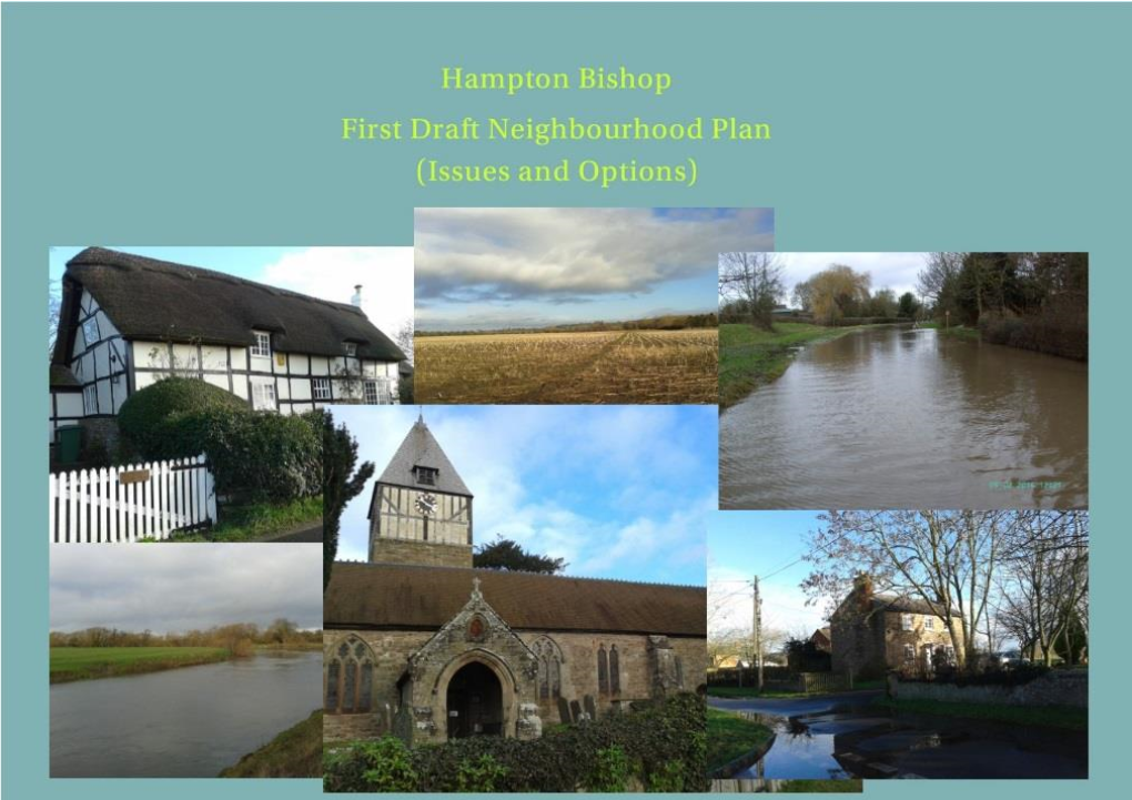 Hampton Bishop First Draft Neighbourhood Plan (Issues and Options) 2014-2031