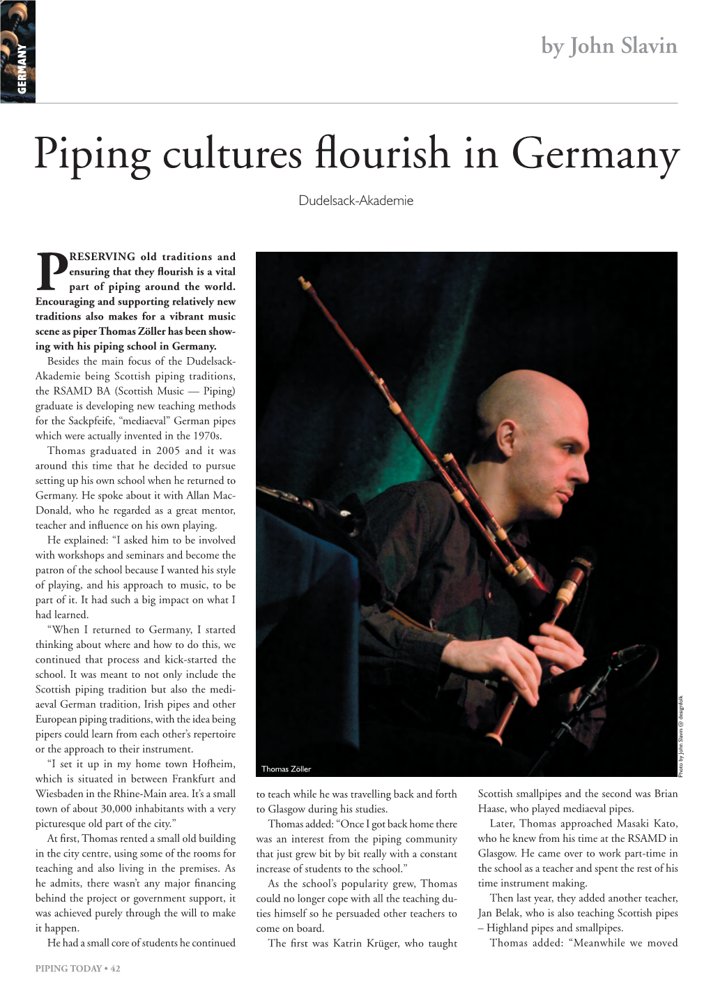 Piping Cultures Flourish in Germany Dudelsack-Akademie
