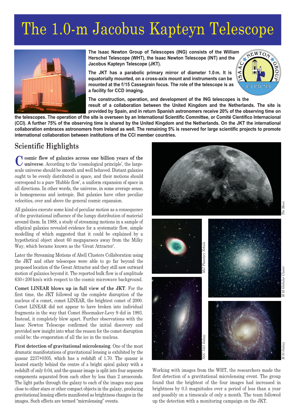 The 1.0-M Jacobus Kapteyn Telescope