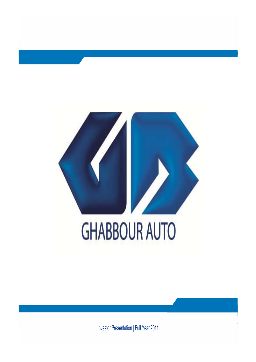 GB Auto Investor Presentation