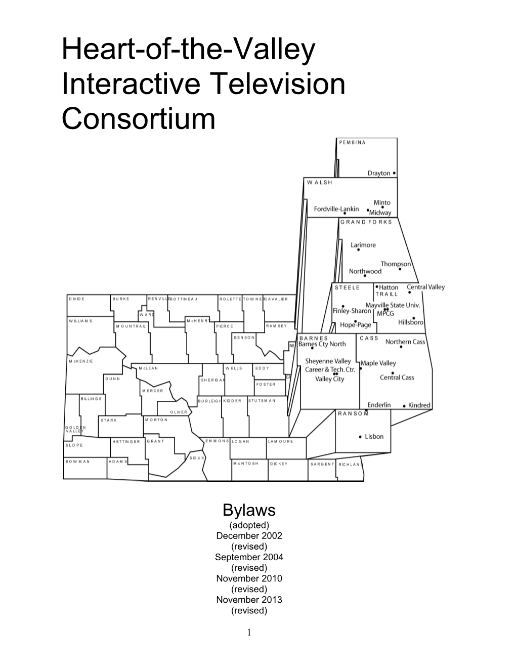 Heart of the Valley Bylaws (Pdf)